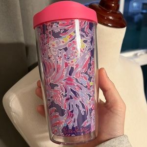 NWOT Lilly Pulitzer Shrimply Chic 16oz Insulated Tumbler